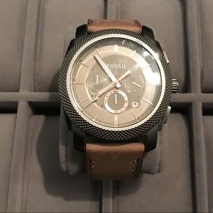 Tan Fossil Watch